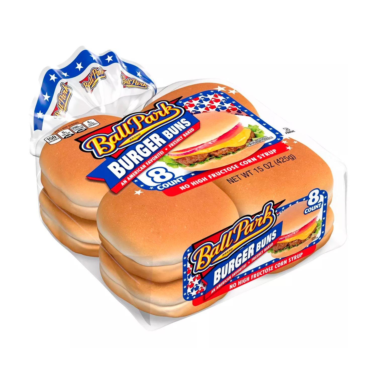 Ball Park Hamburger Buns - 15oz_8ct - Image 2