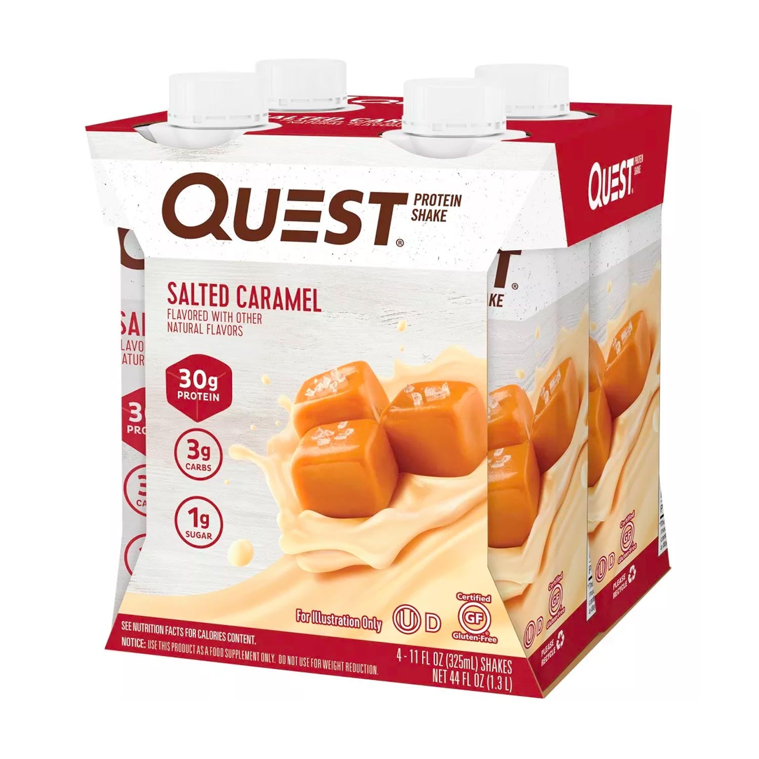 30g Protein Shake - Salted Caramel - 11 fl oz-4pk - Image 3